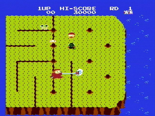 Dig Dug II: Trouble in Paradise screenshot 5 for NES